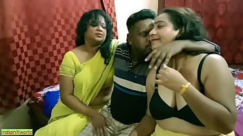 Shy Bengali Boy Nervously Takes On Two Seductive Milf Bhabhis In A Steamy Threesome Adventure