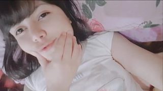 Shy Young Hana Lily Explores Her Body With Trembling Fingers