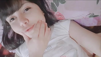 Shy Young Hana Lily Explores Her Body With Trembling Fingers