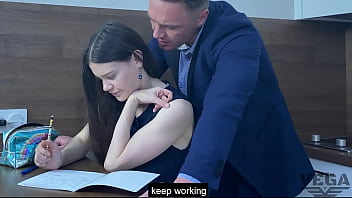 Naughty Professor Claims Tight Student’s Anal Cherry