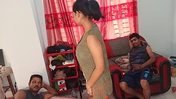 Hot Indian Bhabhi Gets Wild In A Steamy Threesome, Rocking A Bikini For The Ultimate Christmas Fuck Fest With Shathi, Hanif, And Shapan