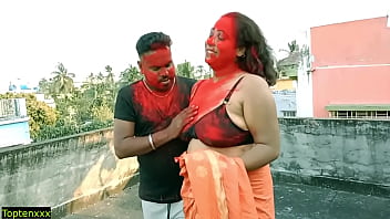 Lucky 18-year-old Tamil Stud Gets Wild With Two Horny Milf Bhabhis In A Steamy Amateur Threesome