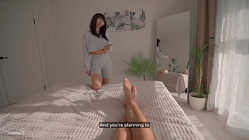 Naughty Step Sister Bet Her Tight Little Pussy In A Risky Card Game
