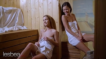 Sizzling Euro Beauties Alexis Crystal And Cindy Shine Share A Steamy Public Sauna Encounter, Tongues Teasing And Tasting Each Other To Explosive Climax