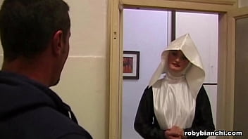 A Shy Young Nun Surrenders To Sinful Desires And Takes A Hard, Forbidden Pounding