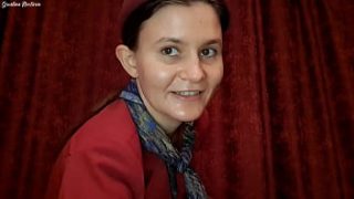 Sensational Russian Flight Attendant Turned My Trip Into Pure Pleasure (pov)