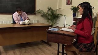 Naughty Student Tanya Cox Gets Wild With Her Teacher After Class