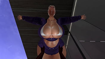 Black Male Yoga Instructor Bends And Pleases A Fiery Latina In Second Life