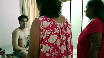 Desi Bhabhi And Her Stepsister Walk In On Their Devar Stroking His Hard Cock—what Happens Next Is Pure Indian Passion!