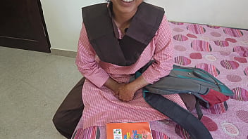 Desi Student Moans In Hindi As Her Teacher Takes Her Hard From Behind In The Coaching Room