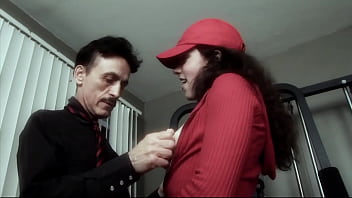 Elder And Youth Go At It In The Gym, Her Eyes Rolling Back As His Thick Cock Fills Her Tight Cunt.