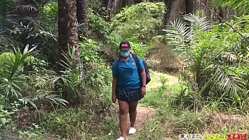 Lost In The Woods, A College Girl Surrenders To Two Bikers, Exploring Every Wild Position They Demand.