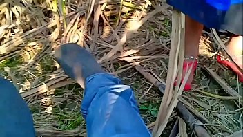 Desi Village Bhabhi Getting Wild Under The Open Sky