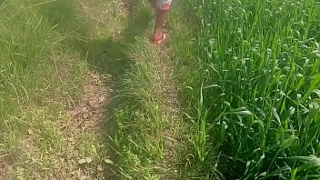 Sizzling Desi Aunty Gets Wild With A Young Stud In The Great Outdoors