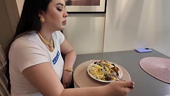 Turkish Stepsister’s Curvy Backside Gets A Rough Ride From Her Stepbro After Lunch – Raw Amateur Action