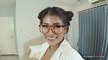 Mature Asian Teacher Gets Filled Deep In Class