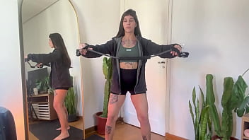 Stretching Into Strength With An Inked Beauty’s Rubber Band Warm-up