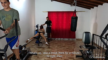 Sweat And Sins: Taking The New Girl Hard In The Gym With Gretel Bridge & Daniclarkoficial