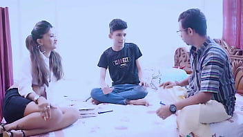 Young Indian Student Explores Forbidden Desires With Her Professor And Stepbrother