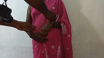 Vanitha’s Forbidden Desire Ignites As She Slips Out Of Her Blue Saree, Teasing Her Hard Nipples And Rubbing Her Smooth Pussy With Hungry Fingers.