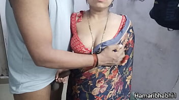Sultry Saree-clad Bhabhi Gets Wild In Steamy Hindi Bedroom Encounter