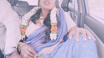 Driving Her Wild On The Backseat: A Tourist Aunty And Her Driver Share Steamy Telugu Whispers.